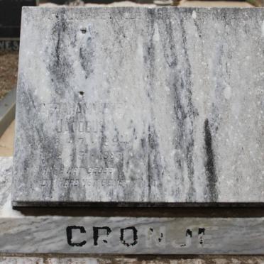 CRONJE Abraham ? Jacobus 1894-198?