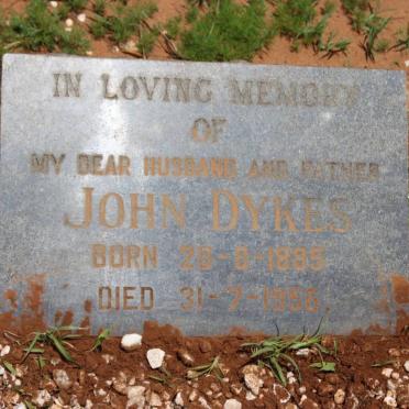 DYKES John 1885-1956