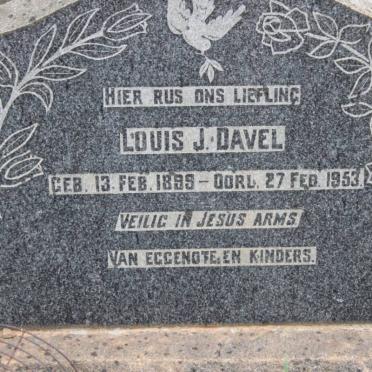 DAVEL Louis J. 1899-1953