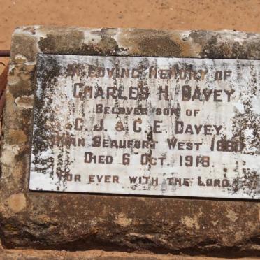 DAVEY Charles H. 1880-1918