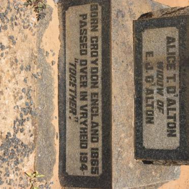 D'ALTON Alice 1865-194?