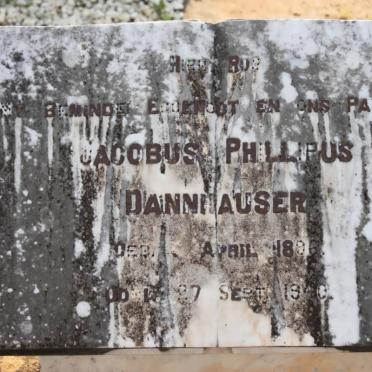 DANNHAUSER Jacobus Phillipus 1896-1940