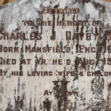 DAVEY Charles J. 1852-1923