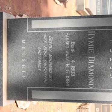 DIAMOND Hymie 1903-1984
