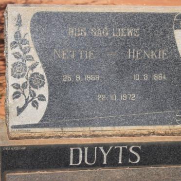 DUYTS Henkie 1964-1972 :: DUYTS Nettie 1969-1972