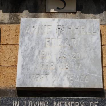 EDGAR Annie Farrell 1917-19?8