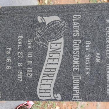 ENGELBRECHT Gladys Constanse 1921-1987