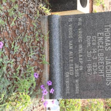 ENGELBRECHT Thomas Jacobus 1934-1967