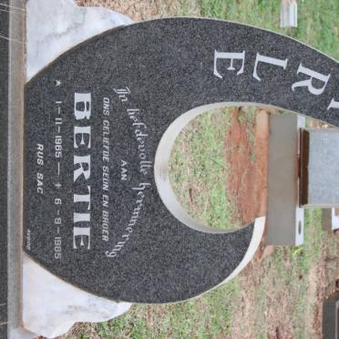 EARLE Bertie 1965-1985
