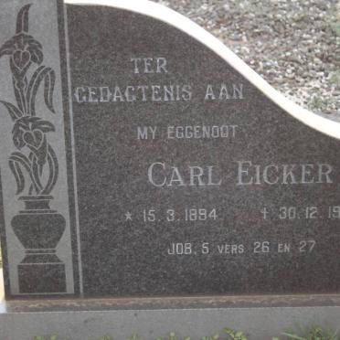 EICKER Carl 1894-1984