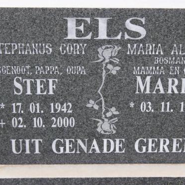 ELS Stephanus Cory 1942-2000 &amp; Maria Aletta 1944-