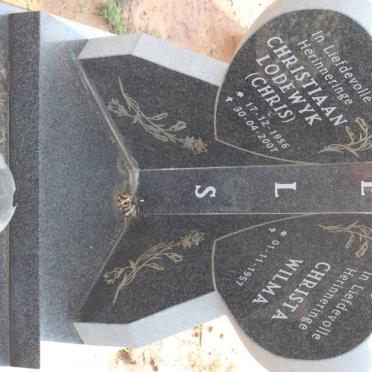ELS Christiaan Lodewyk 1956-2007 &amp; Christa Wilma 1957-