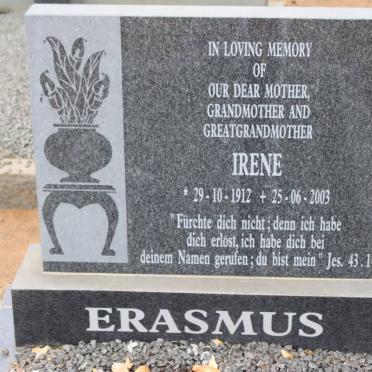 ERASMUS Irene 1912-2003