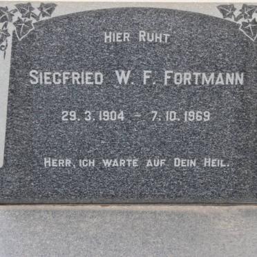 FORTMANN Siegfried W.F. 1904-1969