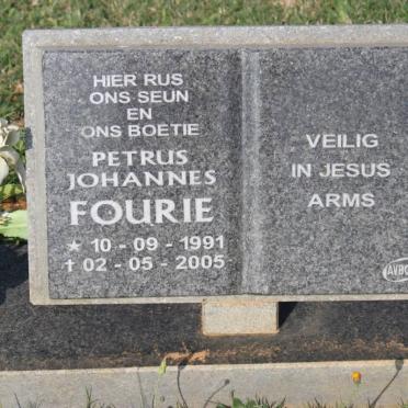 FOURIE Petrus Johannes 1991-2005