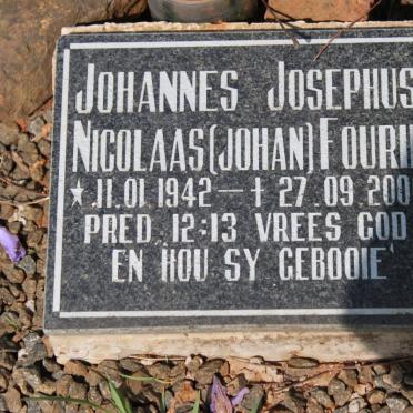 FOURIE Johannes Josephus Nicolaas 1942-2006