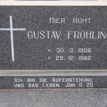 FROHLING Gustav 1906-1982
