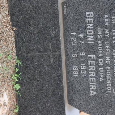 FERREIRA Benoni 1931-1981