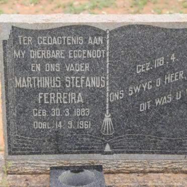 FERREIRA Marthinus Stefanus 1883-1961
