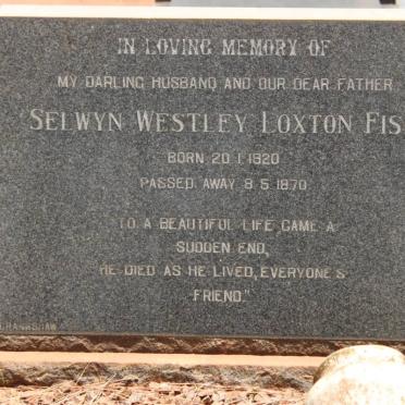 FISH Selwyn Westley Loxton 1920-1970