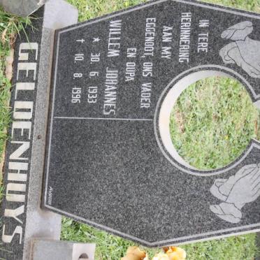 GELDENHUYS Willem Johannes 1933-1996