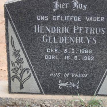 GELDENHUYS Hendrik Petrus 1889-1962