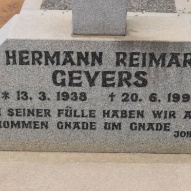 GEVERS Hermann Reimar 1938-1994