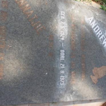 GRANGE Andrew, la 1924-1979