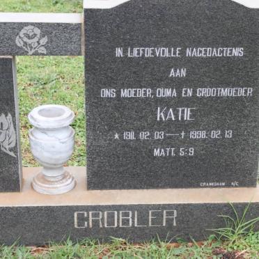 GROBLER Katie 1911-1998