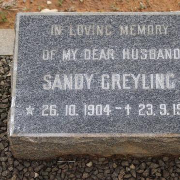 GREYLING Sandy 1904-1959