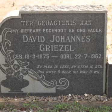 GRIEZEL David Johannes 1875-1962