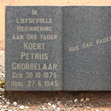 GROBBELAAR Koert Petrus 1875-1945