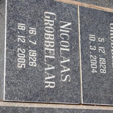 GROBBELAAR Barend Gabriel 1928-2004 :: GROBBELAAR Nicolaas 1926-2005