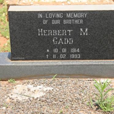 GADD Herbert M. 1914-1993