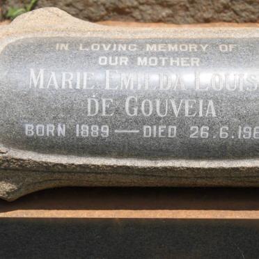 GOUVEIA Marie Emilda Louise, de 1889-1962