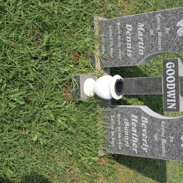 GOODWIN Martin Dennis 1935-2004 &amp; Beverley Heather 1940-