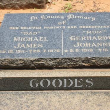 GOODES Michael James 1911-1976 &amp; Gerhardus Johannes 1918-1973