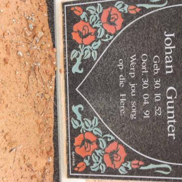 GUNTER Johan 1952-1991
