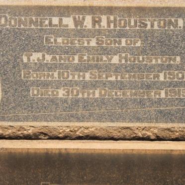 HOUSTON Donnell W.R. 1904-1919