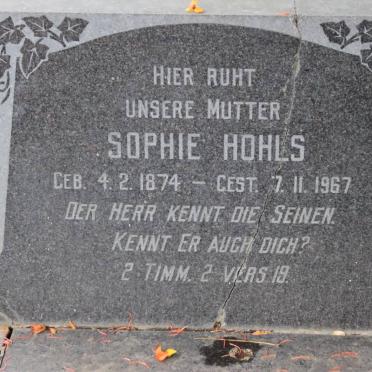 HOHLS Sophie 1874-1967