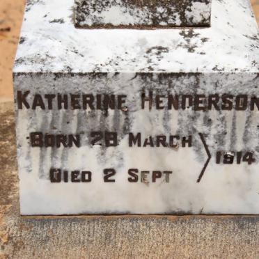 HENDERSON Katherine 1914-1914
