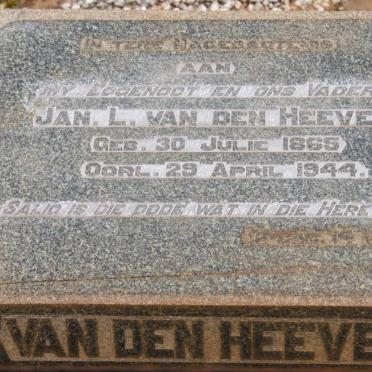 HEEVER Jan L., van den 1865-1944