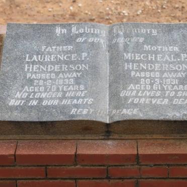 HENDERSON Laurence P. -1930 &amp; Miecheal P. -1931