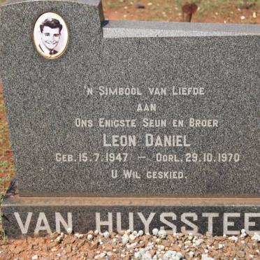 HUYSSTEEN Leon Daniel, van 1947-1970