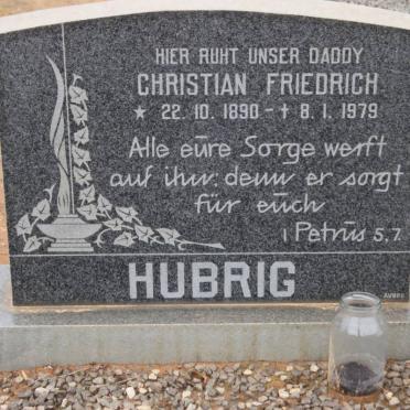 HUBRIG Christian Fredrich 1890-1979