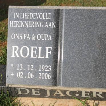 JAGER Roelf, de 1923-2006
