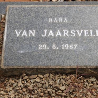 JAARSVELD Baba, van 1957-1957