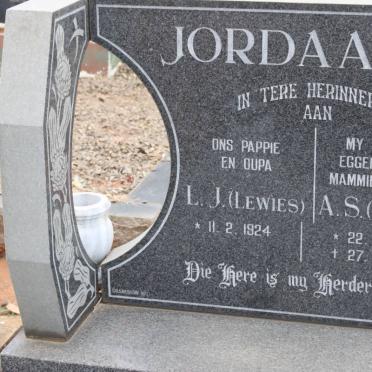 JORDAAN L.J. 1924- &amp; A.S. 1928-1987