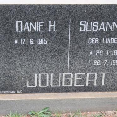 JOUBERT Danie H. 1915- &amp; Susanna E. LINDEQUE 1910-1994
