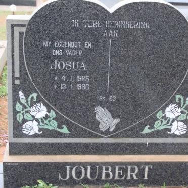 JOUBERT Josua 1925-1986